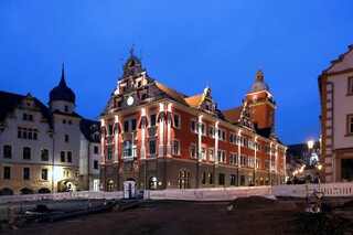 Beleuchtetes Rathaus, Bild: Torsten MÜller