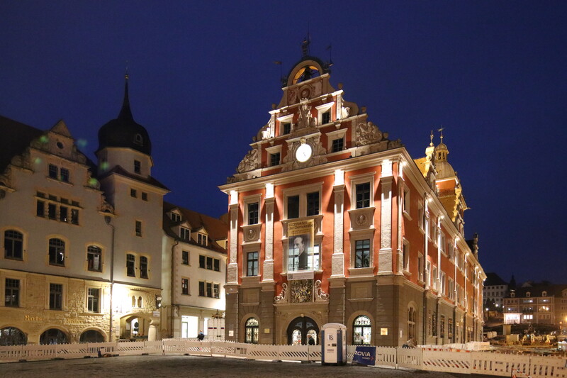 Beleuchtetes Rathaus in Gotha(Torsten Müller)